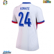 Frankrike Ibrahima Konate #24 Bortedrakt Dame EM 2024 Kortermet